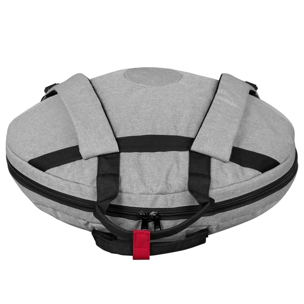 Sela Handpan Tasche SE-219 - 15mm Polsterung - verstellbare Schultergurte - Grau